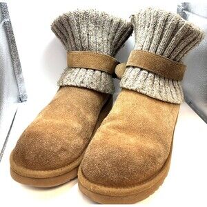 1003175 Women's UGG Australia 'Cambridge' Chestnut Sheepskin Boots Size 10